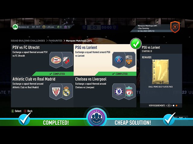 FIFA 23 WEB APP LIVEFIFA 23 WEB APP GRIND-MARQUEE MATCHUPS LIVE