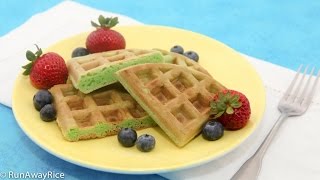 Pandan Waffles (Banh Kep La Dua)