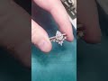 Vintage Pear Cut Moissanite Halo Engagement Ring Set | Rose Gold Curved Wedding Band Bridal Jewelry