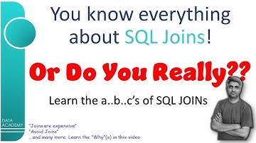 Do you really know how SQL JOINs work ? | @DataAcademyIN | #DataAcademy