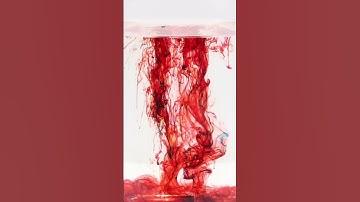 Paint and water closeup and slowmo #closeup #shorts #asmr #slowmotion #satisfying #satisfyingvideo