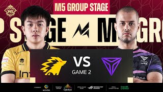 [ID] M5 Group Stage Hari 4 | ONIC VS TRIPLE ESPORTS | GAME 2