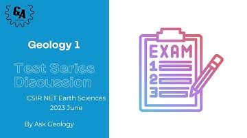 First Geology test bunch Discussion | Geology 1 | CSIR NET Earth Sciences PYQ Test Series
