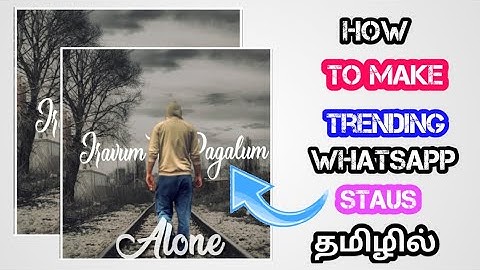 KINEMASTER VIDEO EDITING TAMIL. kinemaster New Trending Whatsapp status editing Tamil