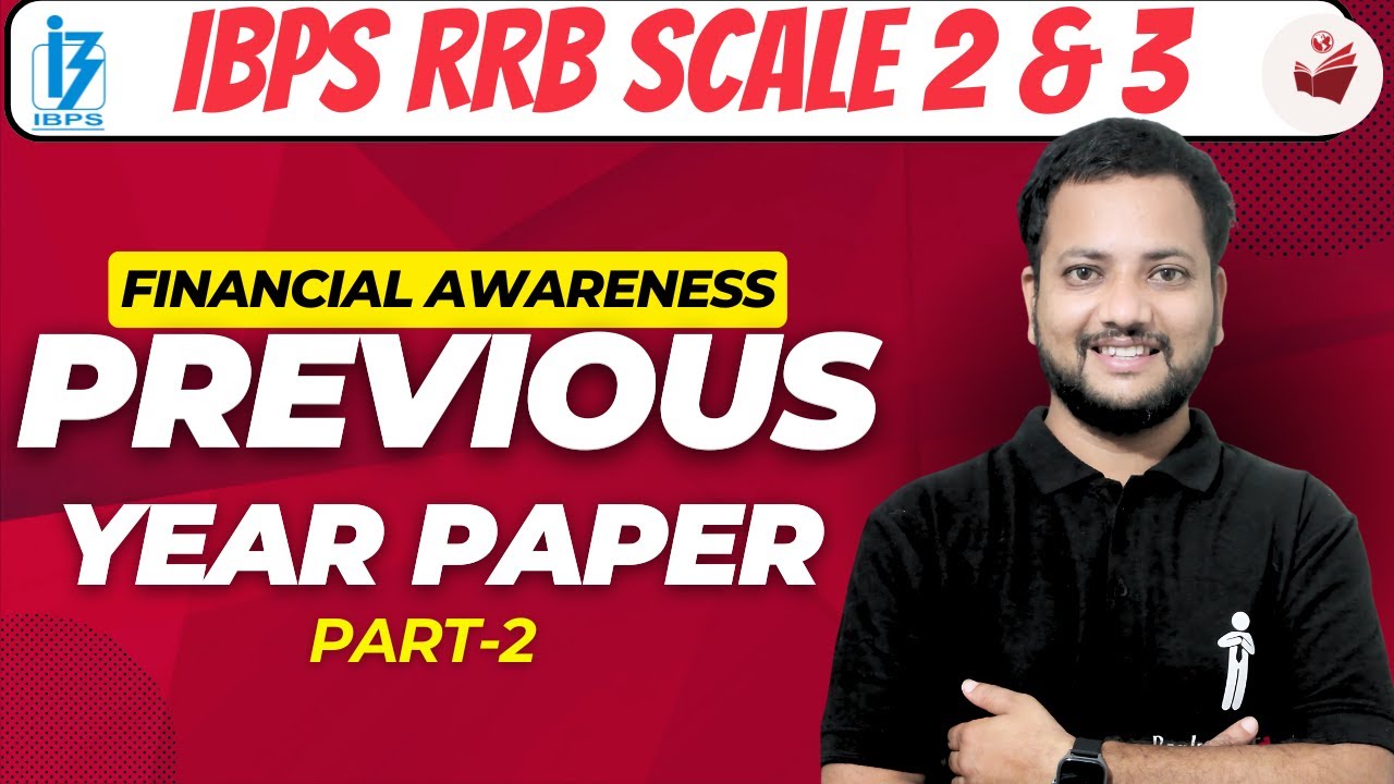 IBPS RRB Scale 2 & 3 🚀 Previous Year Memory Based Paper Part 2 🔥 Financial Awareness