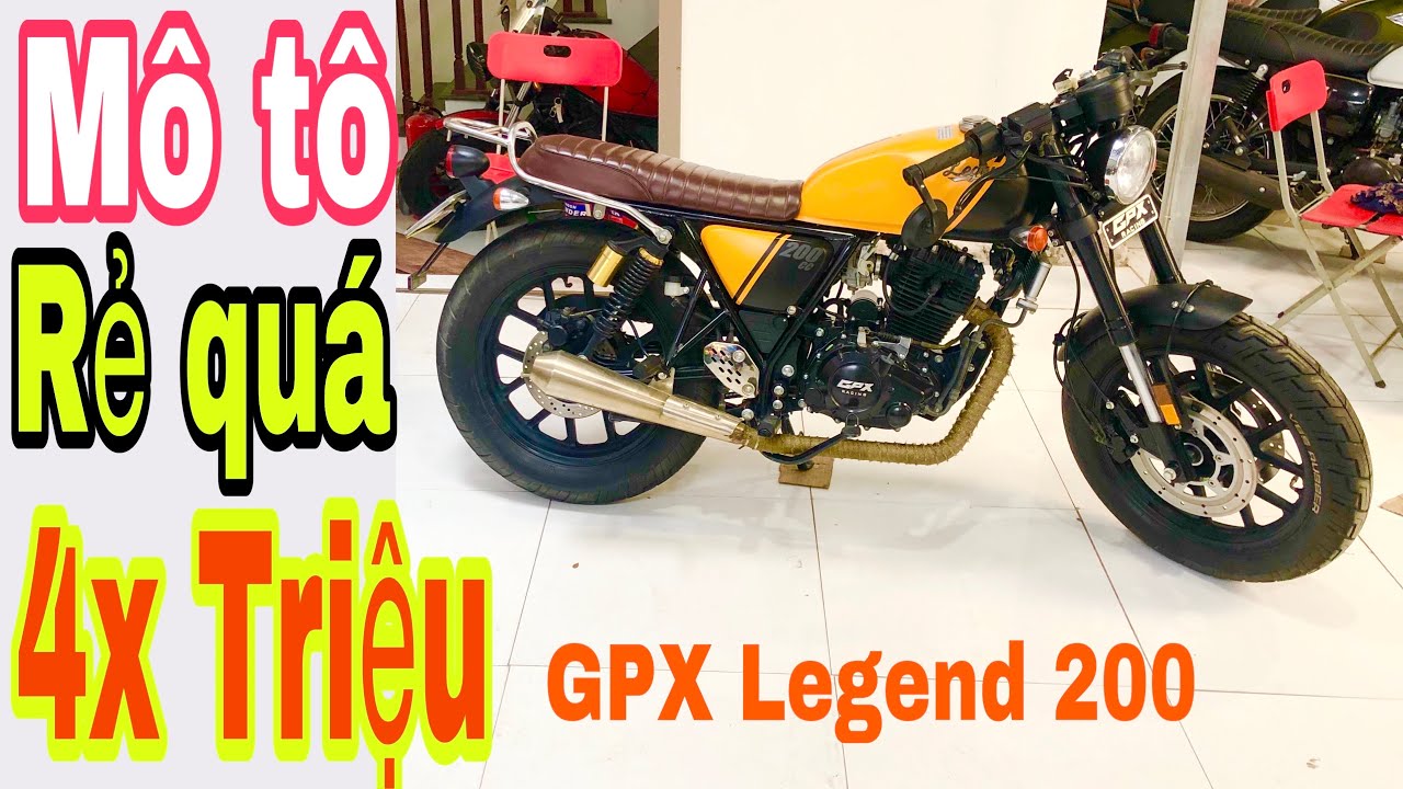Xe Motor GPX Gentleman 200 Nhập Khẩu giá rẻ nhất tháng 32023