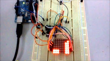 Matriz de led 8x8 controlada con arduino y max7219