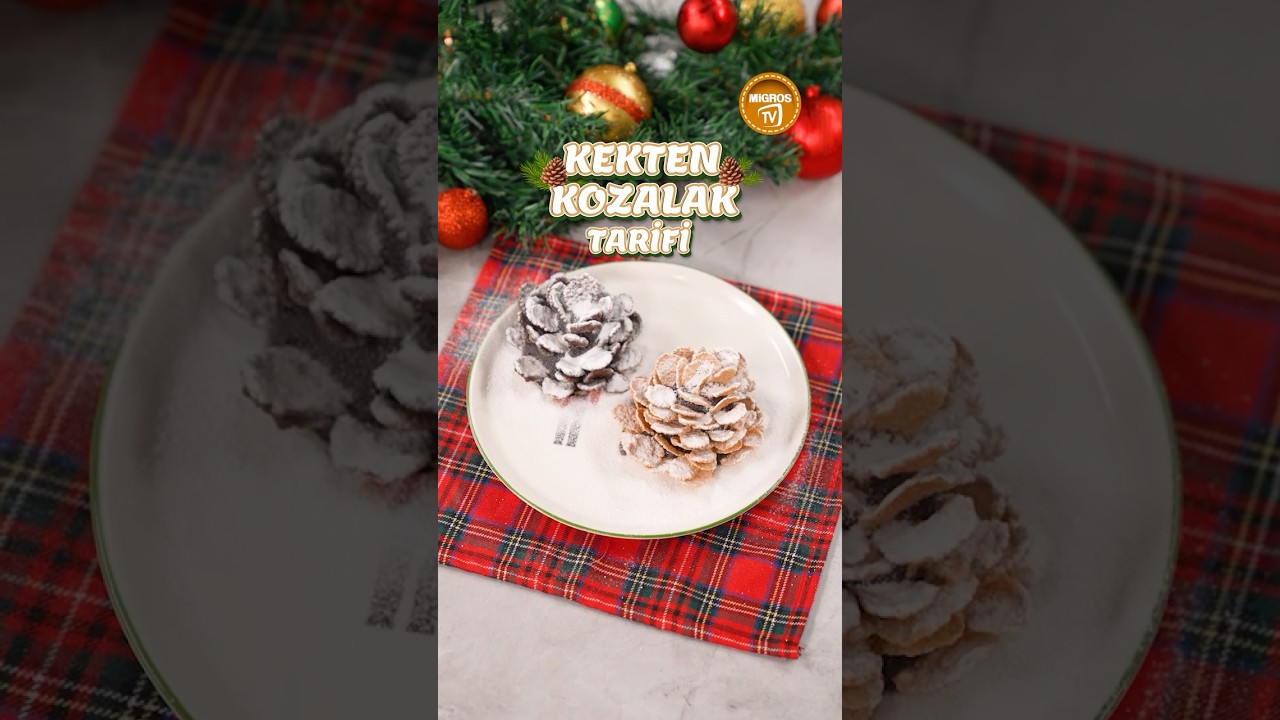 Yılbaşı Sofranıza Lezzet Katacak Kozalak Tatlısı Tarifi! 🎄 🌟 #yılbaşı