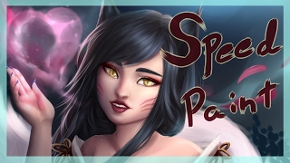 Ahri - League of legends  [Digital Painting]