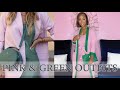 PINK AND GREEN OUTFITS