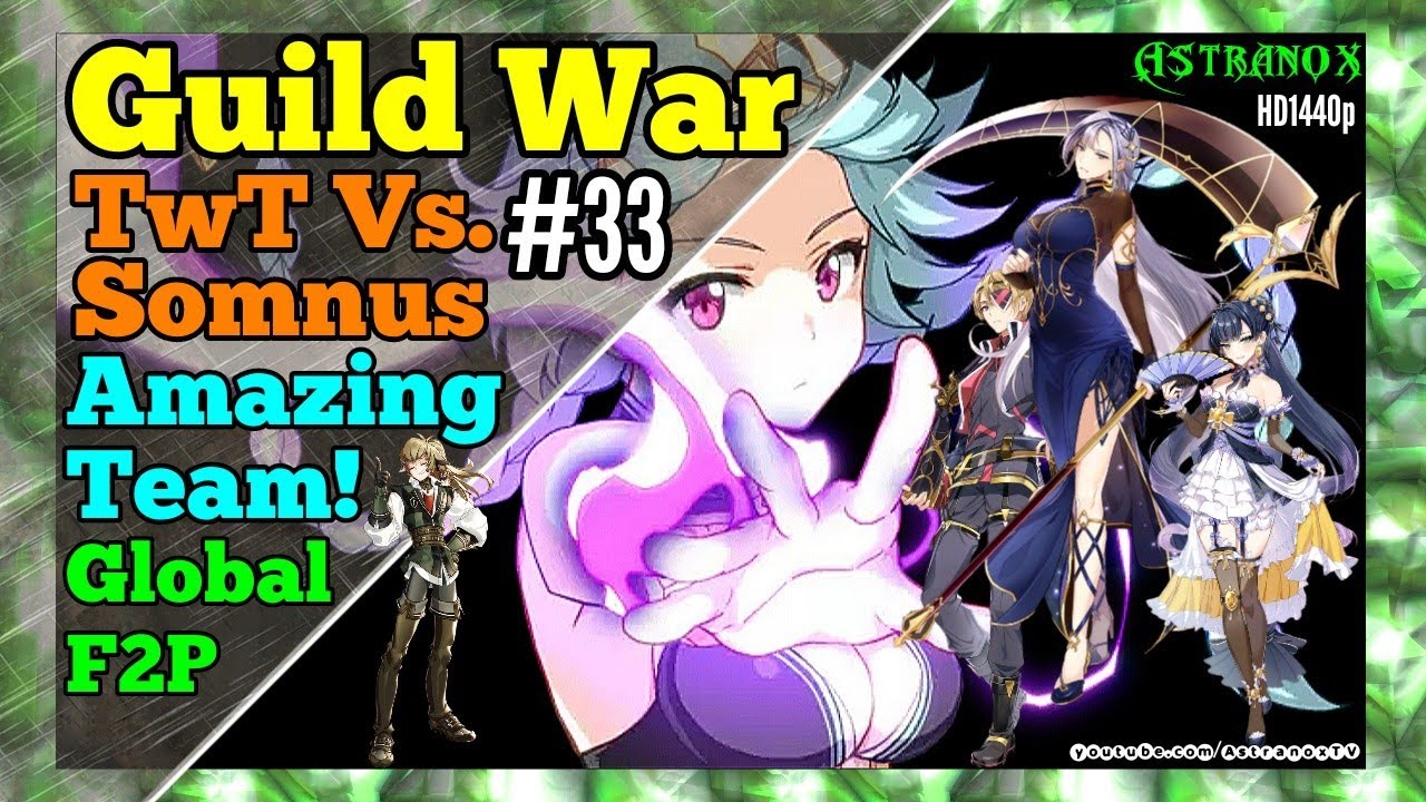 EPIC SEVEN Amazing GW Team! (ML Mercedes, Cidd & Schuri) Guild War PVP) F2P Gameplay [Epic 7 GW #33]