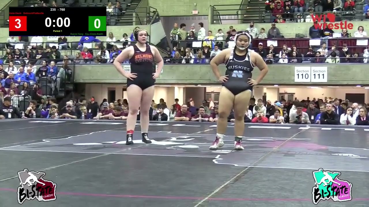 Кали Дэвис против Рэйни Янг | Финал чемпионата двух штатов среди девушек, весовая категория 235 ф...