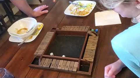 Heated game of Shut the Box