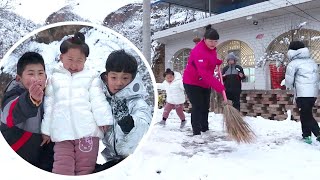 【陕北霞姐】2020年第一场雪，航拍陕北壮观雪景，非常漂亮！