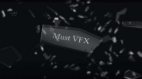 Glass Breaking logo | Shattering glass | #outro | #intro | #tutorial | #supportnewcreators