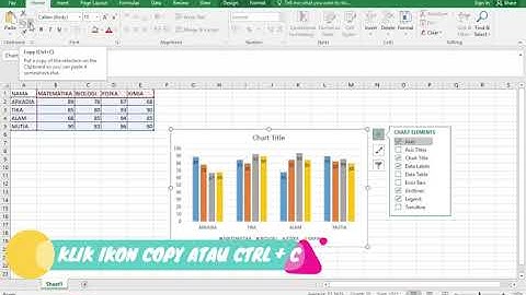 INTEGRASI MICROSOFT EXCEL 2016 (GRAFIK) KE MICROSOFT WORD 2016