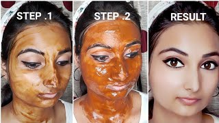 Skin whitening with coffee face pack | radiant-spotless-skin (1 day challenge) | Home Remedy