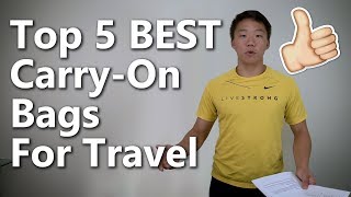 Review The 5 Best Carry On Luggage Bags For Traveling