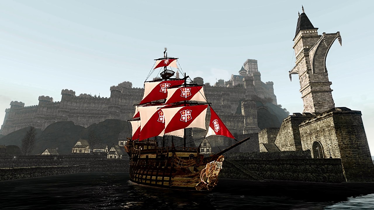 Archeage Unchained - Galleon Background 4k