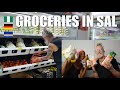 COST OF GROCERY IN SAL- WHAT 80 EUROS GOT US- MY OLDER 🇩🇪 FIANCÈ REACTION- EXPENSIVE SAL #LDR