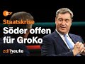 Markus Söder hält FDP und Grüne „nicht für regierungsfähig“ | Markus Lanz vom 22. November 2023 image