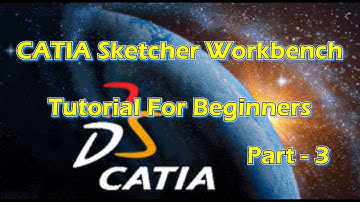 CATIA Tutorial for Beginners - 3 | Sketcher Workbench | Operation Toolbar | CATIA V5 Tutorials