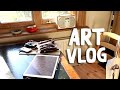 A peaceful slice of life - ART VLOG