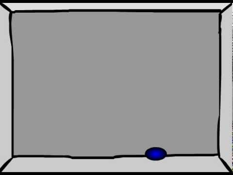Blue Bouncing Ball in a Room