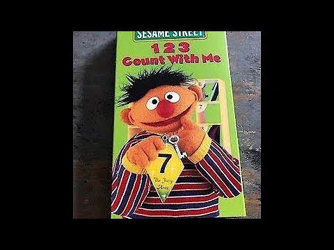Sesame Street: 123 Count With Me (1997) Full VHS - Reversed!