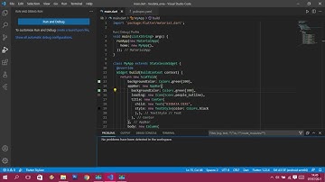 FLUTTER - Membuat Biodata Diri
