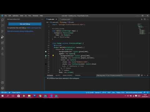FLUTTER - Membuat Biodata Diri