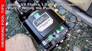 Jandy VS FloPro 1.0 HP Pump Installation Part 3: Wiring the Pump
