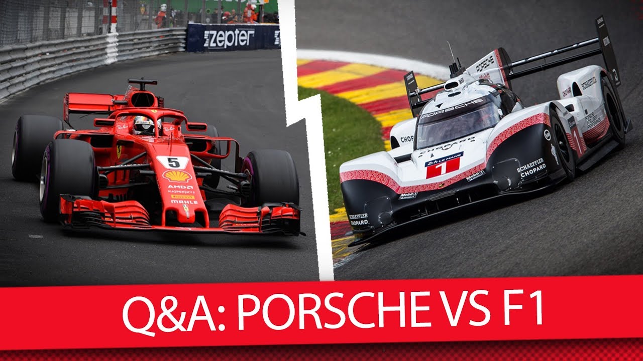 Formel 1 18 Warum Ist Ein Porsche Schneller Als Ein F1 Auto Q A Youtube