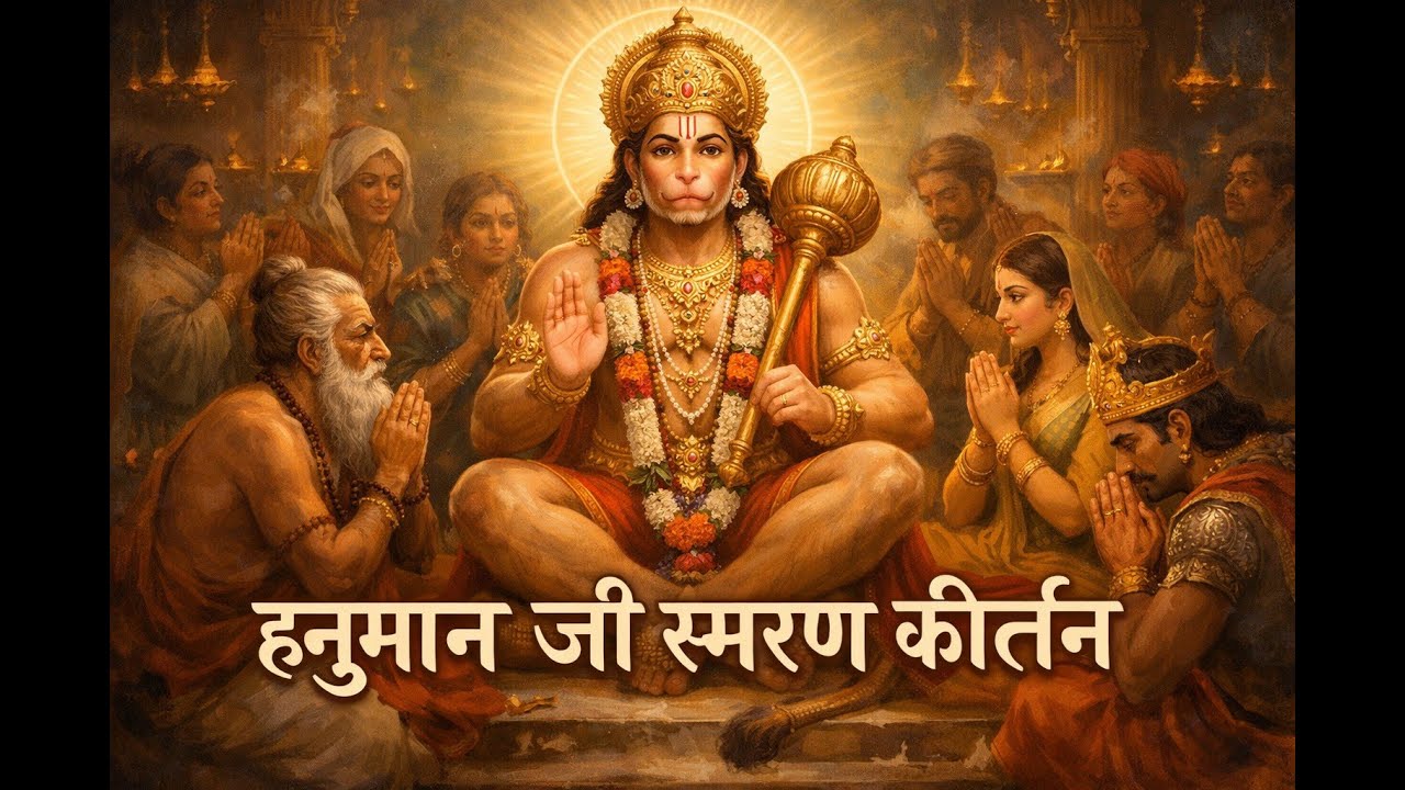 हनुमान जी स्मरण कीर्तन | संकटमोचन हनुमान भजन | शक्ति, भक्ति और शांति