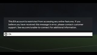 EAFC 24 WEB APP ERROR (EA ACCOUNT DOESN'T HAVE A FUT