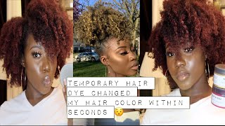 FAKE HAIR DYE  😯? WATCH HOW I ACHIEVE THIS HAIR COLOR ON MY NATURAL HAIR