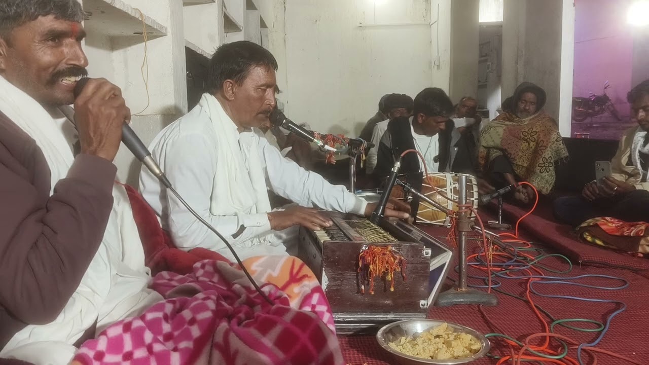 श्रीं देव साउंड मेघपुरा गायक रामकिशन जी जाजपुरिया ओर नारायण जी लाइव प्रोग्राम जगमोहन पुरा