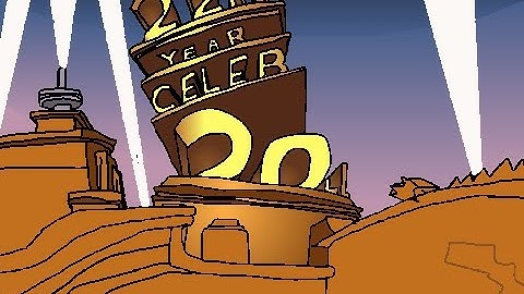 22nd Year Celeb Logo (But th Changes In nd and Turns to 20th Century Fox)