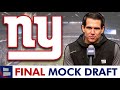 Final new york giants mock draft