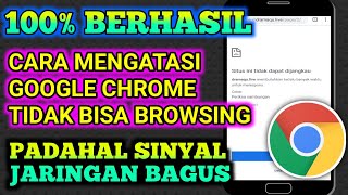 cara mengatasi google chrome tidak bisa browsing memperbaiki Google Chrome yang tidak bisa browsing