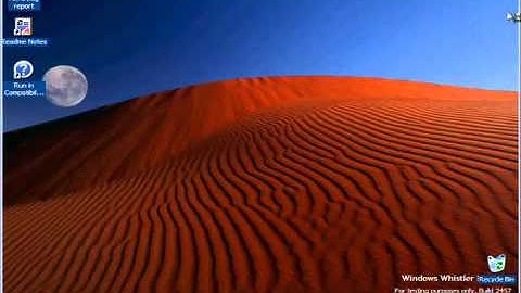 Windows Whistler build 2457 Personal (Home Edition)