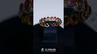 Captivate Your Heart With Gem Styled Bangle!  #dcjewellers #gold #bangles