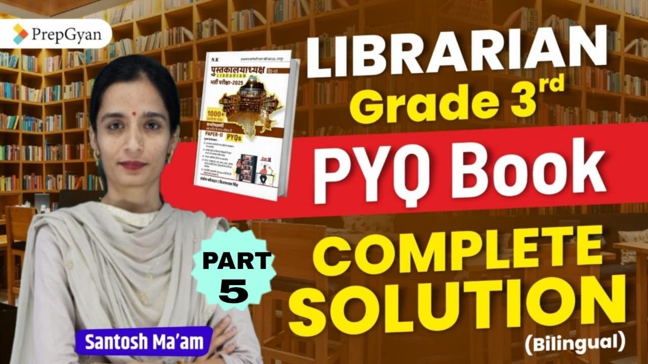 Librarian Grade 3rd bilingual solution(Catalouging) Santosh Ma'am Live Part-5