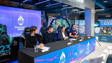 Posnetek tiskovne konference ob najavi Game Gang Show