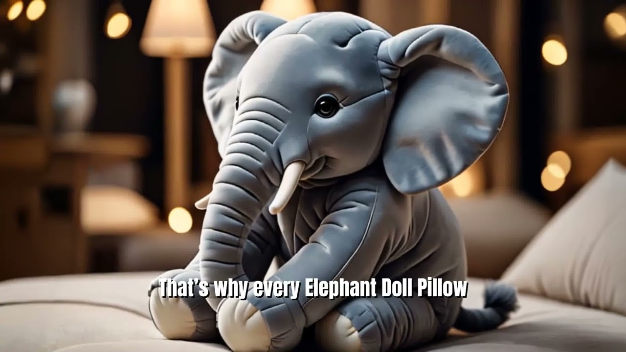 Minaloy’s Elephant Doll Pillow Comfort and Companionship
