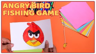 Angry Bird Fishing Game | Have fun and Play Paper Games at Home | Easy Paper Gaming Book | Paper Toy screenshot 3