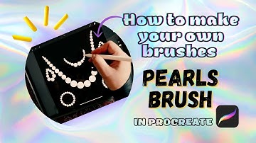 How to create Pearl Brush in Procreate - Procreate Brush - آموزش ساخت براش مرواریدی در پروکریت