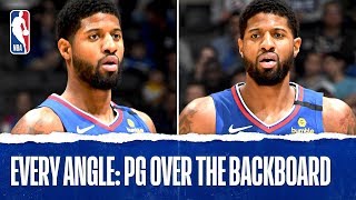 Every Angle: PG Over The Backboard!
