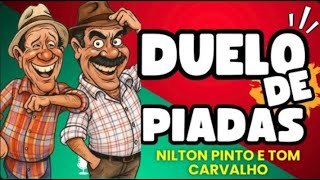 🔥 DUELO DE PIADAS AO VIVO! MILTON PINTO vs TOM CARVALHO — Quem faz você rir mais? 😂🤣