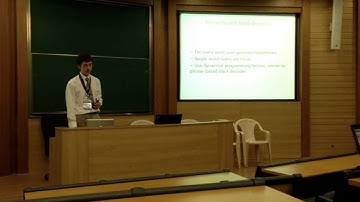 Reordering with Tree-to-String hierarchical model, presentation at COLING 2012